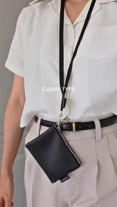 MINIBAG PU X STRAP 90 cm. กระเป๋าหนังจิ๋วพร้อมสายคล้องคอ ยาว 90 cm. (m.ma)