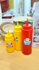 Botol Kecap Saus 400 600 700 ML | Tempat Saos Mayo Kenzie Hommy Star