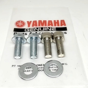 2pcs Baut 14 M10x25 Baut Pengganti Brekt Kaliper Cakram Yamaha Mio Smile/Mio Sporty/Nmax Old/Nmax New dll Universal