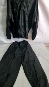 Vector Sauna Sweat Suit Full Body Top and Bottom with Zipper and Hood Black XXL/XXXL/4XL