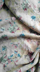 Kain Cringkle Motif / Cringkle Premium Potongan / Kain Jatuh Bahan Cringkle Harga Per Potong