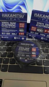 Isolasi listrik Hakamitsu / tape listrik / lakban merk Hakamitsu uk. 3/4 x 20 yard