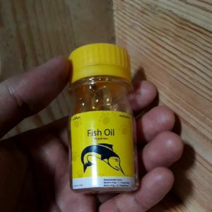 Minyak Ikan Fish Oil Vitamin Kucing Anjing Kelinci Hamster Musang Isi 50 Butir