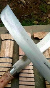 Golok Baja Per Soren Putih Cap Jumin Tebas Bambu Kayu Kupas Kelapa Khas Banten