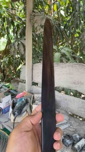 มีดคว้านมะพร้าวถอดเสื้อเขาควายเเท้100% 9นิ้ว