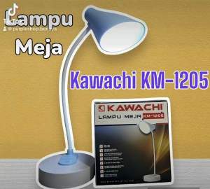 Lampu Meja Kawachi Cerobong 20pcs SMD LED ACDC Dengan Layar Sentuh 3 Warna Cahaya KM 1205