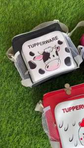 Sling bag Farm Animal Tupperware (zipper bunga es)