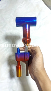 Extender Tuas Tongkat Shift Gear Knob Manual Persneling Mobil/Truck Universal Stainless Steel