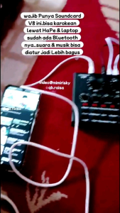 Live soundcard v8 mixer external sound card V8 audio microphone live singing