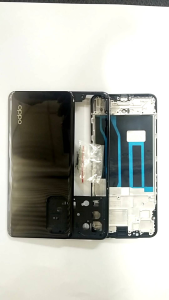 Housing fulset + frame oppo reno 5 4G casing bazel tutup belakang backcover