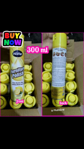 Furniture polish spray for woodleatherand vinylcleans shines