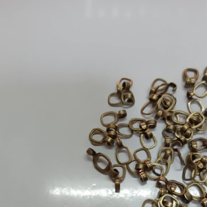 (ตัวลากหัวซิป หรือ ตัวเกี่ยวหัวซิป สำหรับหัวเบอร์ 3 เบอร์ 5 งานสวยไม่ดำ (มากของ 10 ชิ้น))