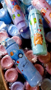 viral botol minum anak sekolah 900ml karakter capybara terlaris