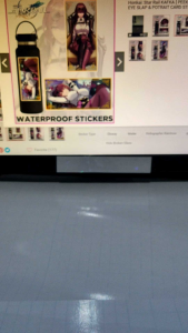 Honkai Star Rail KAFKA PEEKER EYE SLAP and POTRAIT CARD STICKER Laminated Waterproof Sticker