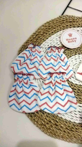 Husna Baby - 3 Set Sarung Tangan dan Sarung Kaki Bayi Baru Lahir Seri Marun