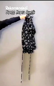 Maxi Dress Model Fishtail Gamis Shakila Motif Bunga