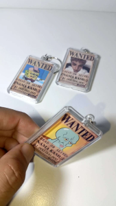 NEW - Ganci Bounty One Piece Custom Foto Bolak Balik / Gantungan Kunci Akrilik / Keychain One Piece Bounty