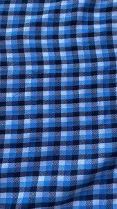 [Beto-Aqua] Checkered Fabric Cloth Textile Tela 60” width sold per yard by SewWearStore