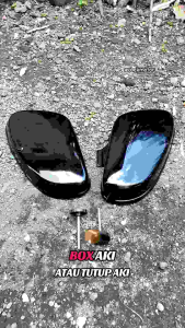 Bok Aki C70 Hitam Set Baut Bok Aki / Tutup Aki C70 Standart Hitam