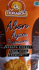 Abon Ayam Halal Full Daging Ayam Dorabon Original Kemasan Premium