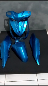 Cover fulset body full halus Honda beat fi 2013 2016 Custom warna Thorisque blue