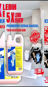 zenic (cairan warna pink/merah muda) toilet cleaner pembersih kerak kamar mandi dan noda membandel