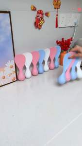 Vá múc cơm lật đật tự đứng - Muôi xới cơm chống dính đế lật đật tự đứng giữ muôi luôn sạch sẽ