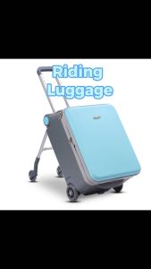 Bu Dudu Children 2 in 1 Luggage Stroller Kids Suitcase Children Travel Luggage Trolley Can be carried to plane luggage for kids