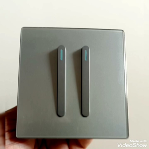 saklar lampu modern tombol piano 1 gang 1way