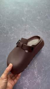 QQ front cover 6cm slip on mules with comfortable insole