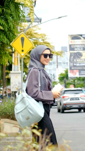 GFR - Elora 2 in 1 Ransel wanita By Biru Tsabita Ransel wanita kekinian ransel kerja/Sekolah bahan kulit sintesis