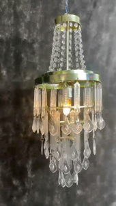 MK10in Lampu Hias Gantung Kristal Akrilik Lampu Hias Gantung Plafond Langit Langit Dekorasi Ruangan Tenda Pelaminan