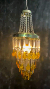 MK10in Lampu Hias Gantung Kristal Akrilik Lampu Hias Gantung Plafond Langit Langit Dekorasi Ruangan Tenda Pelaminan