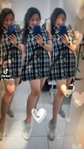 Blouse atasan/minidress hitam