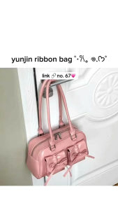 Yunjin shoulder bag tas bahu 2 kantong/tas pita terkini