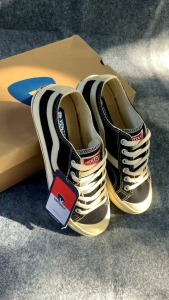 (COD) Sepatu Ventela Public Low Black Natural - Sepatu Sneakers Pria Wanita