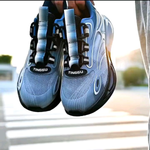 Sepatu Safety Sneaker TINGGU Korean Style Ujung Besi Anti Smash Anti Paku Outdoor