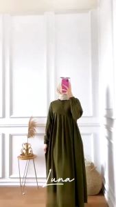 Gamis Crinkle Baby Crush Lebaran //JehanTerbaru 2023 // Baju Muslim Wanita Kekinian