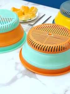 Baskom Silicone /Tempat Cuci Peniris/Tudung Saji Lipat Multifungsi Serbaguna