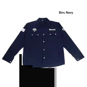 Jaket Pria Anak Muda Trucker Semi Parka Logo Bordir Emblem