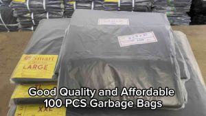 Trash Bags/Garbage Bags 100PCS- Good Quality & Cheaper than Supermarkets (S M L XL)