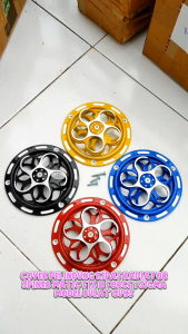 COVER PELINDUNG KIPAS RADIATOR SPINNER SPINER MESIN COVER KIPAS FIZ R FORCE 1 BEAT VESPA SCOOPY MIO VARIO NMAX AEROX MODEL BULAT FREE BAUT