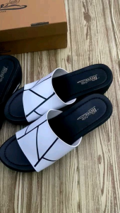Sandal slop wedgess model strip hak 5cm/sandal wanita terbaru