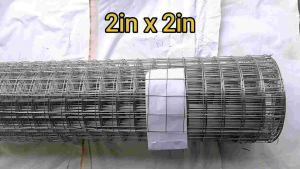 SIMJU  [2"x2"] 304 Stainless Steel (2.0mm±) Thickness WELDED Wire Mesh Dawai (SELL BY FEET)