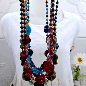 Kalung Etnik Fashion pesta  Aksesoris Hijab Terbaru