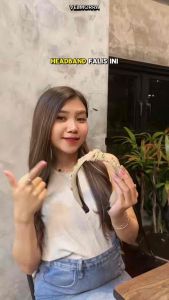 [VELMORRA] Headband Vallis Bando Korea Bandana Kristal Diamond Mewah Berkilau