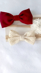 Set 3 pcs Headband Baby Nylon Premium Bandana Bayi Baru Lahir Karet Nylon Usa