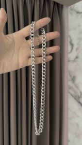 สร้อยคอโซ่สแตนเลสแท้ ถุงปริมาณ 20 นิ้ว สีเงิน แบบตาใหญ่ [ST815]