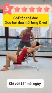 Ghế kéo giãn và thư giãn eo hông lưng cổ cho người đau mỏi lưng tập gym - Sport