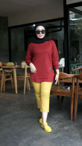 Kaos Polos Oval & Kaos Wanita Lengan Panjang